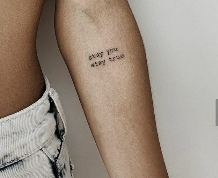 Stay True Tattoo