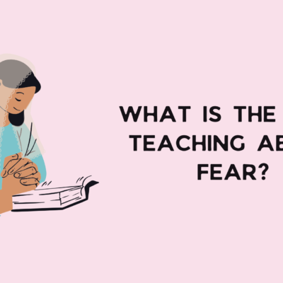 bible teaching about fear